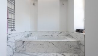 What is a marble floor?